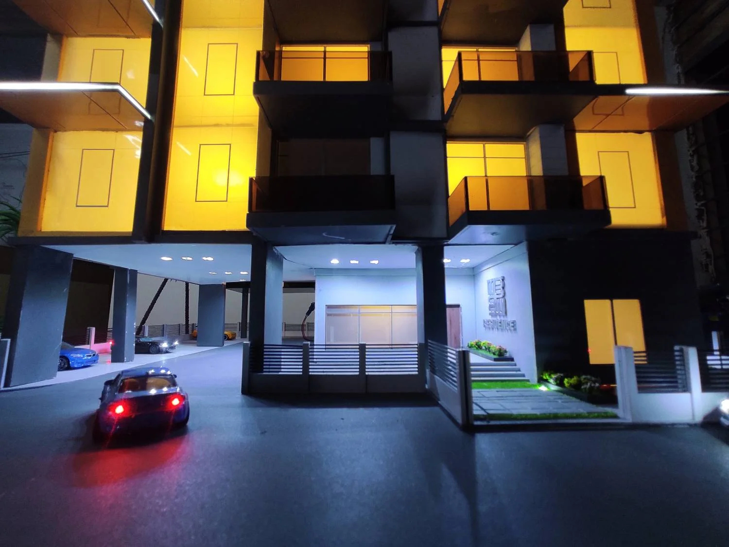 Architectural Exterior Model Building Process