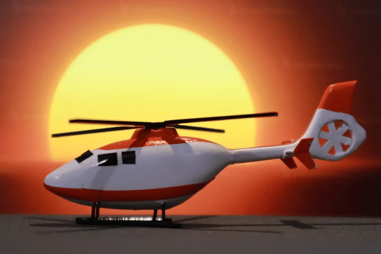 Small Helicopter FDM 3D Print