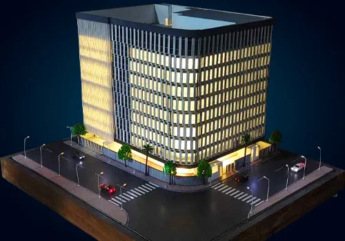 School Exterior Building Model