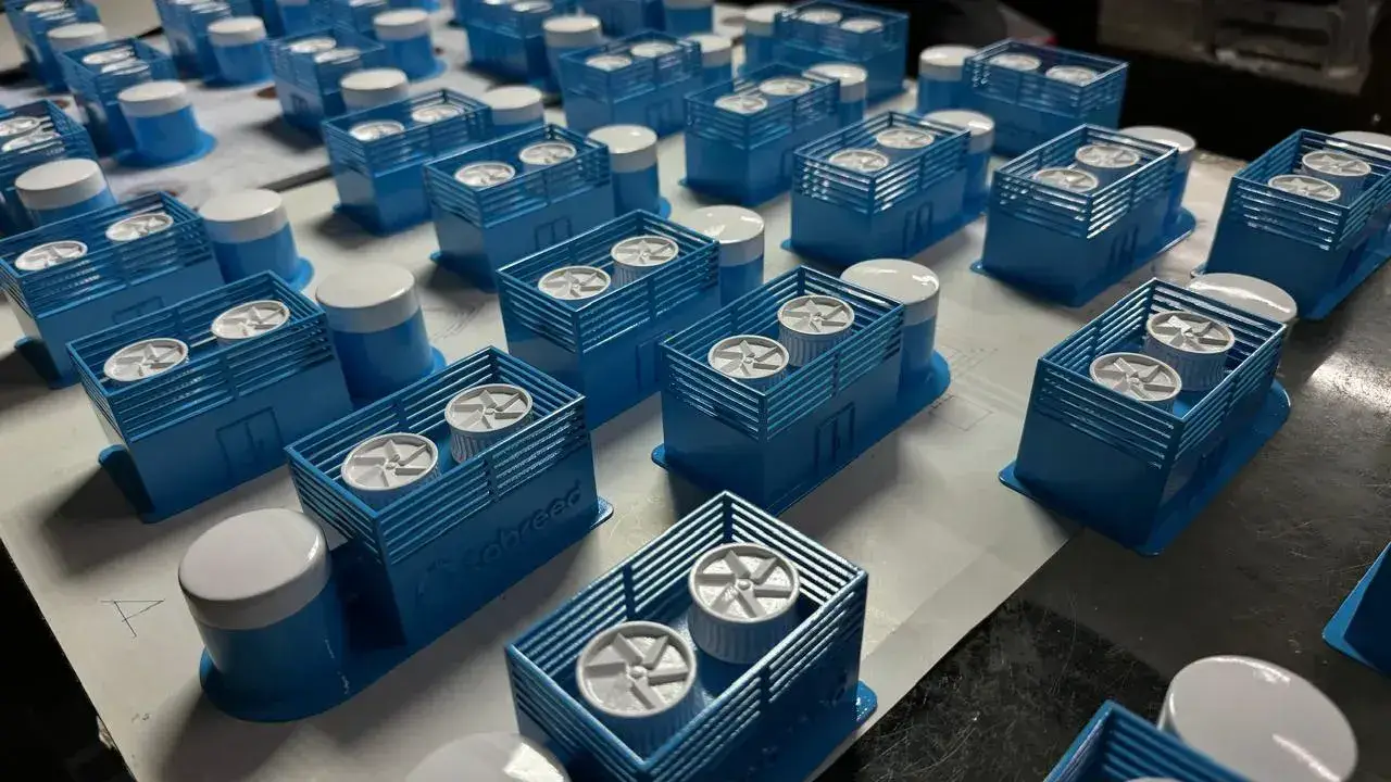 3D printed model