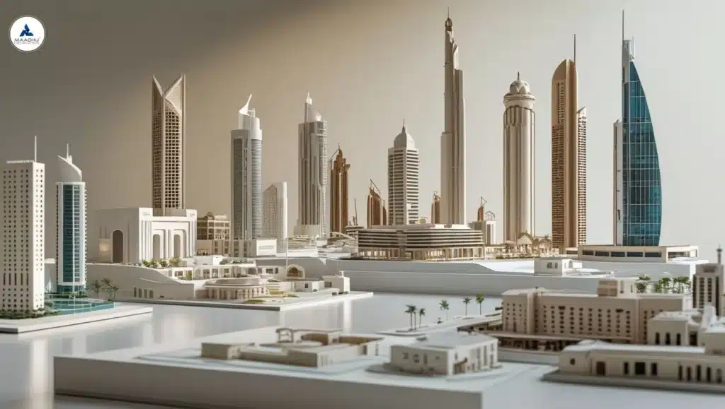 Dubai architectural model