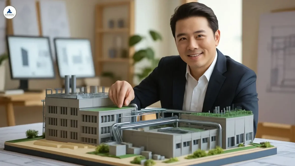 Industrial plant scale model by Maadhu Creatives