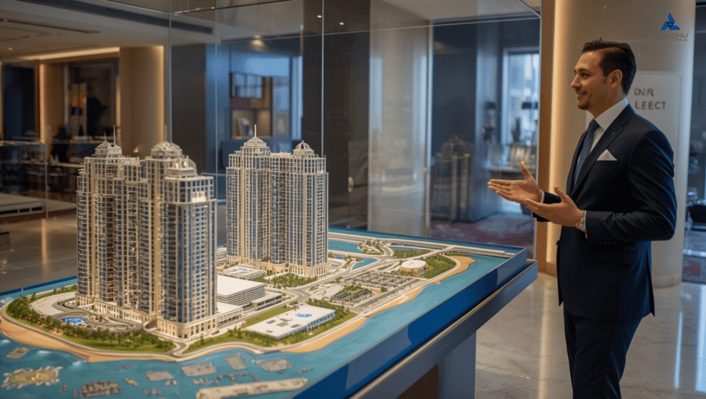 Scale model for real estate developers.