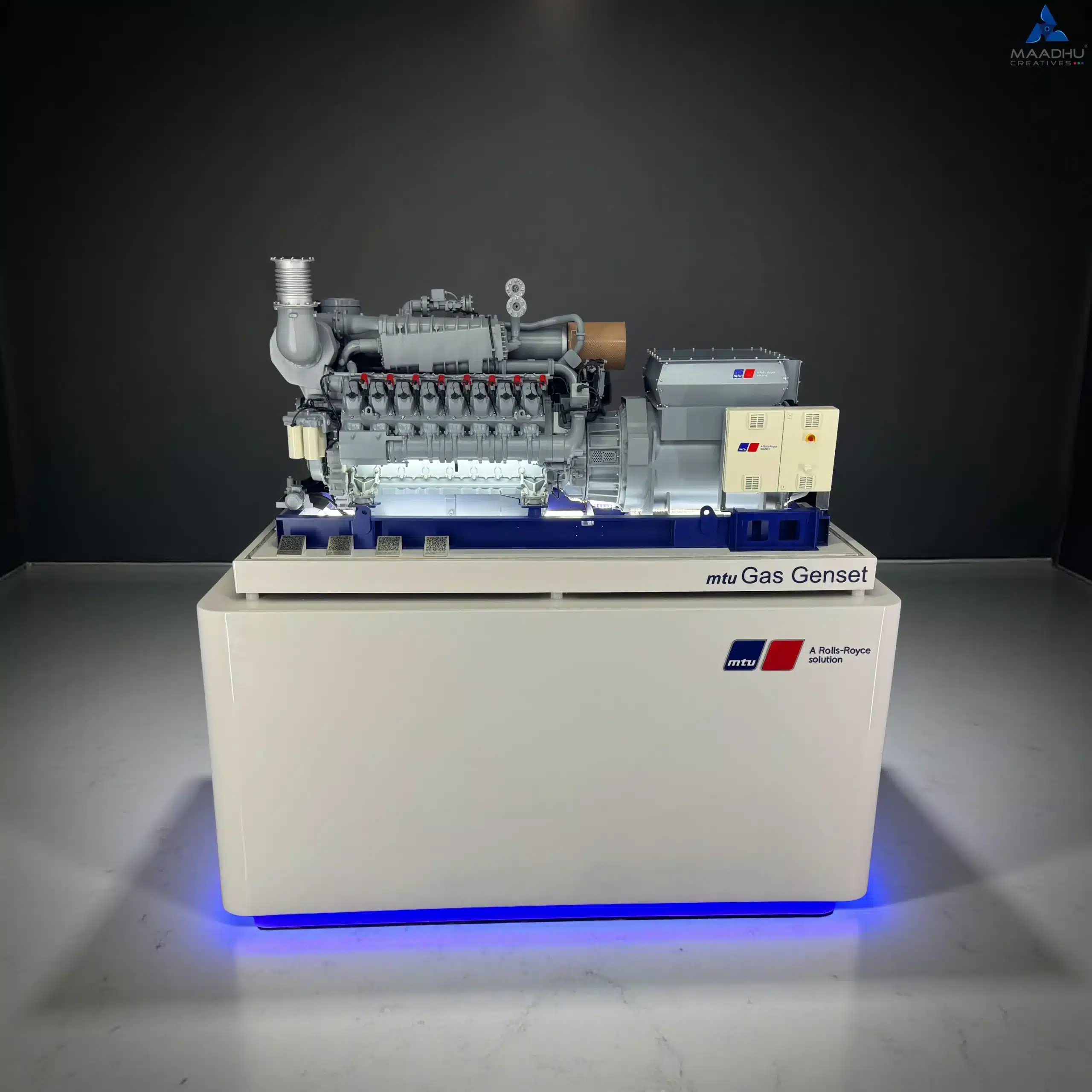 MTU Gas Genset Scale Model